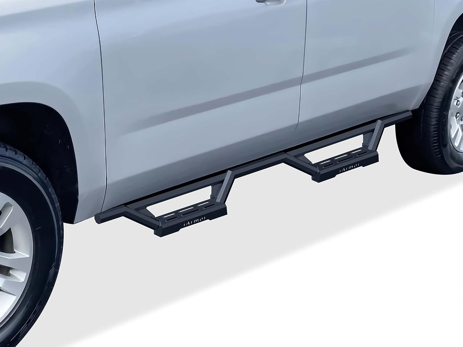 APS iArmor Stainless Steel Drop Steps Running Boards Rocker
