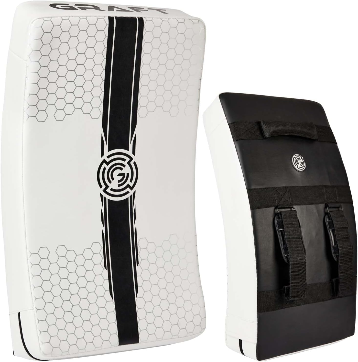 MAXSTRENGTH Graft Box-Elite Curved Strike Shield, kickboxing duża ciężka kopanie uderzająca podkładka do ciała sztuki walki - taekwondo-karate cel-wykrawanie