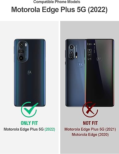 Miniatura 2 de Poetic Guardian Series - Funda diseñada para Motorola Edge Plus 5G de 6.7 pulgadas (2022)  Edge+ 5G UW (2022), modelo # XT2201, cubierta híbrida de