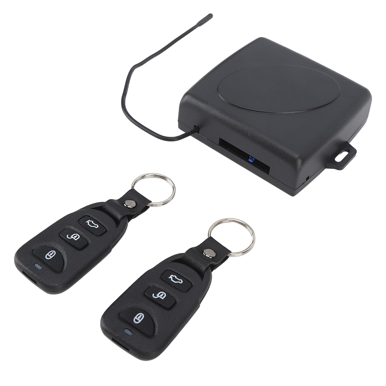 de Alarma para Coche con Entrada sin Llave DC12V con Arranque Remoto, Material ABS, 16 Funciones Antirrobo, Comodidad para Vehículos para Todo Tipo de Clima (Sin Bluetooth)