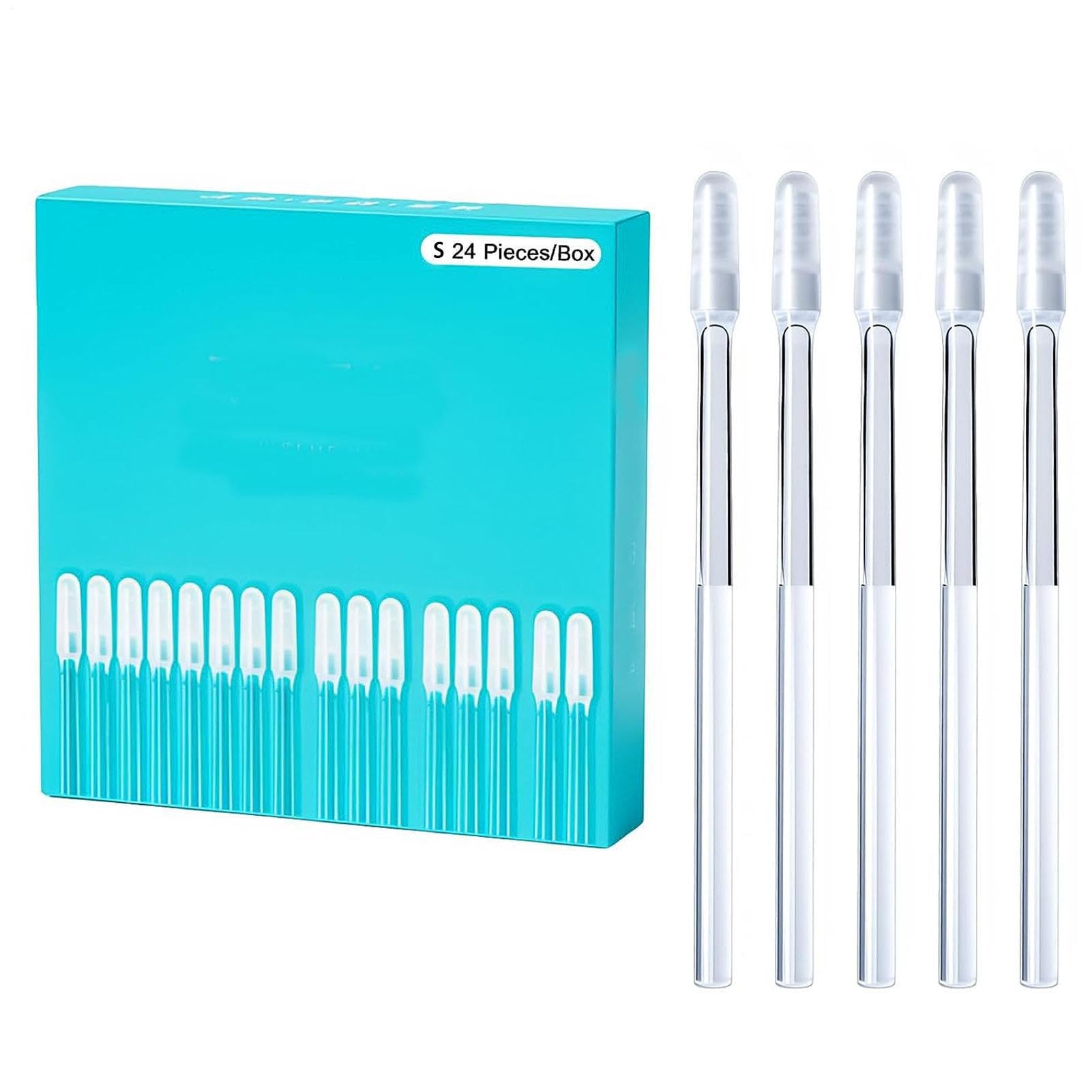 Limpiador Oidos, 24 Bastoncillos Oidos Adhesivos Con Punta Blando Lavable, Ear Cleaner, Limpia Oídos Herramientas Quitar cerumen Reutilizables Para Niños Y Adultos