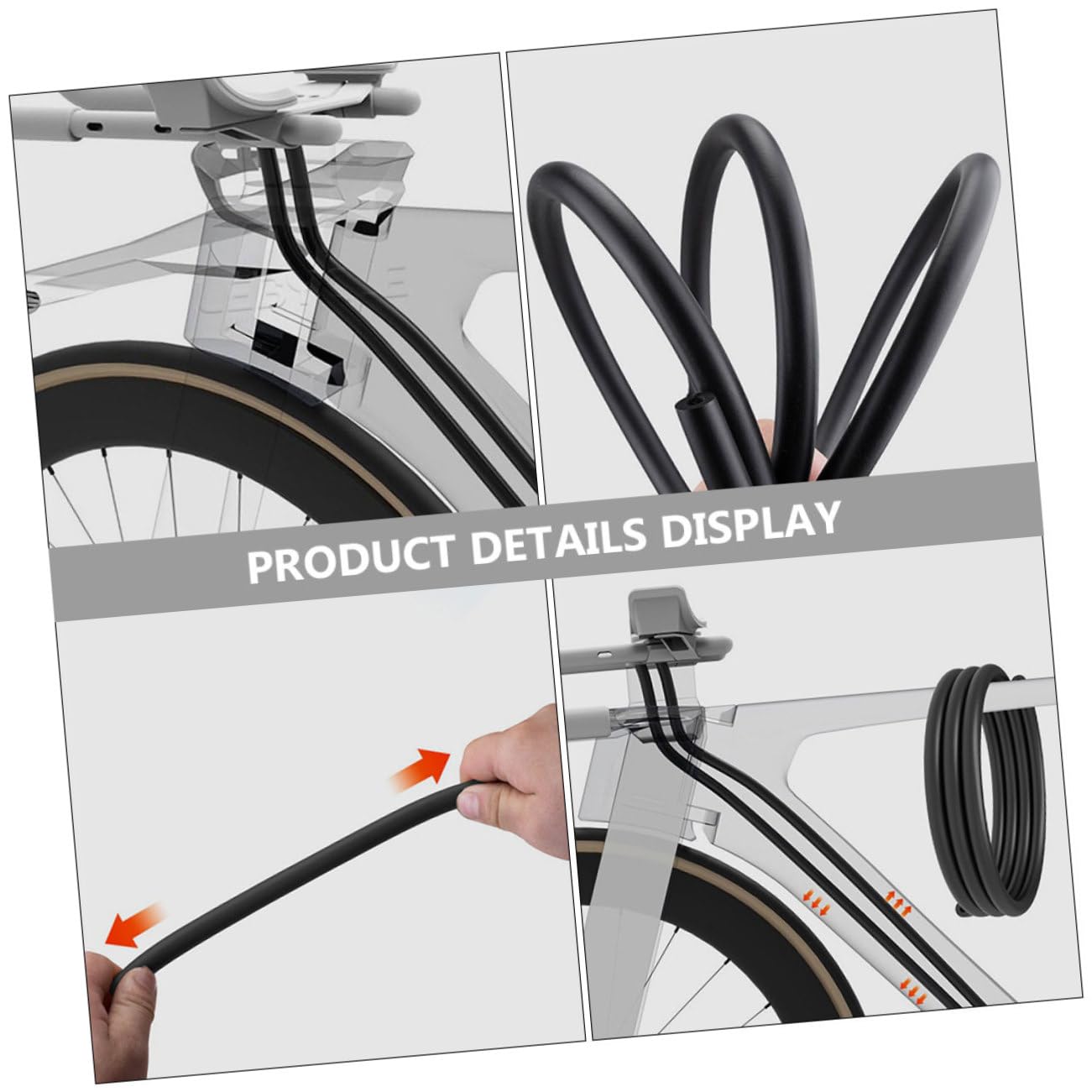 Happyyami Funda de Espuma Resistente al Desgaste Reducción de Ruido Negro para Cable Interno de Bicicleta, Tubo para Freno y Cambio