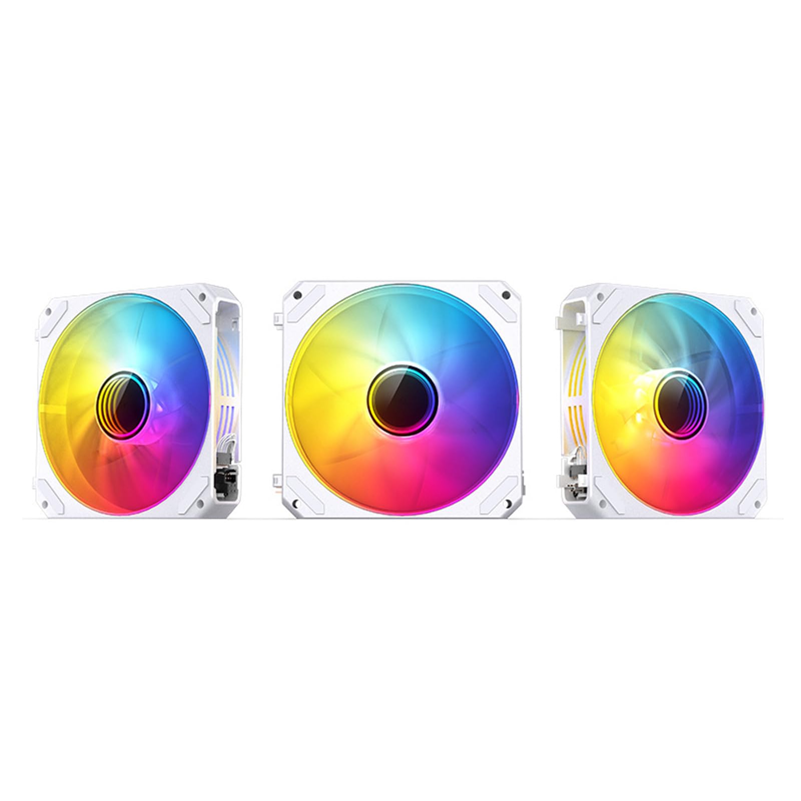 Computergehäuse Lüfter, 120 mm ARGB Lüfter für Computergehäuse, Sync, CPU Kühler, Kühler, buntes Gehäuse, 5 V, 3-polig, PWM