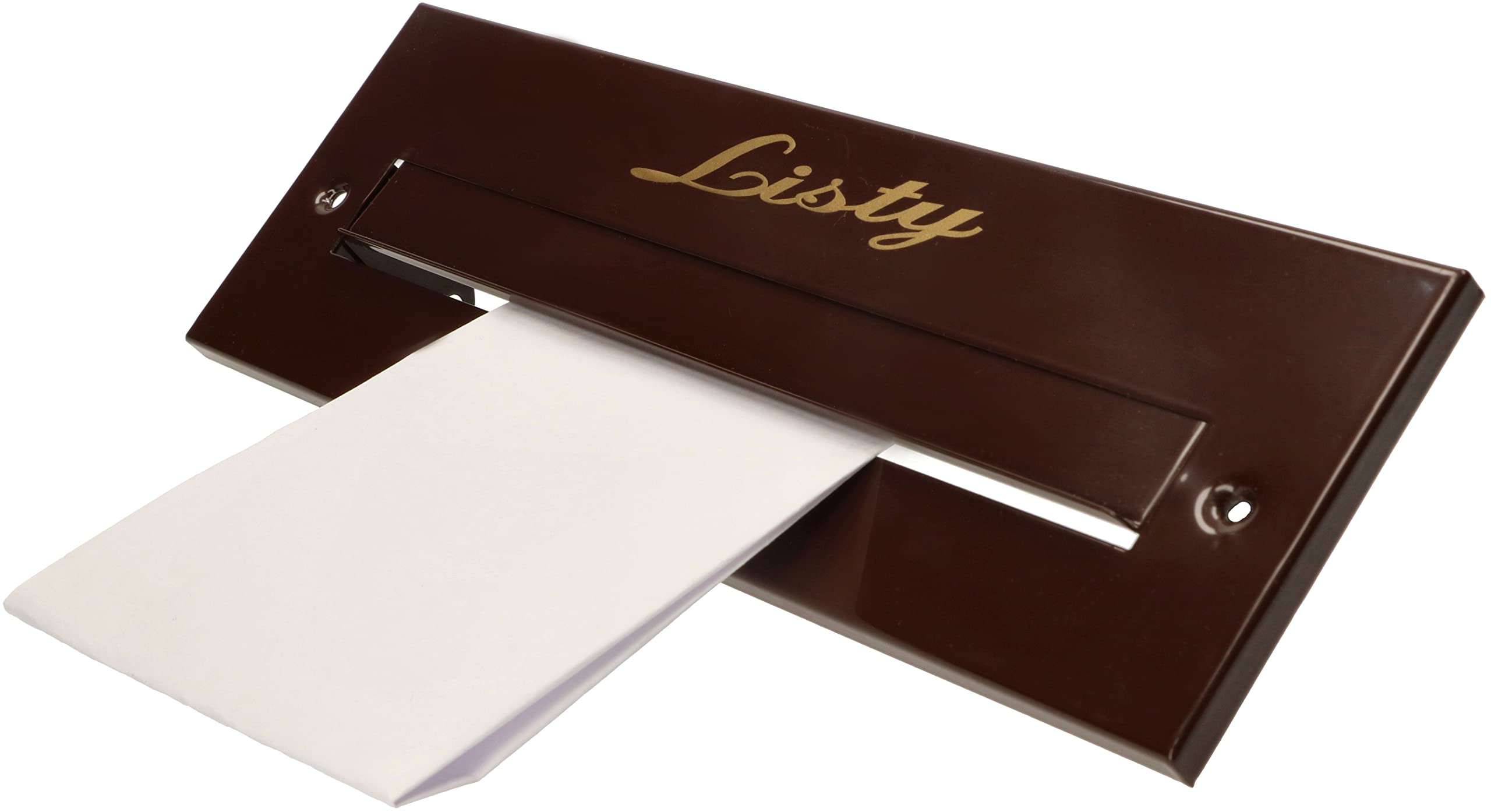 KOTARBAU Clapet pour porte d'entrée - 275 x 90 mm - Noir