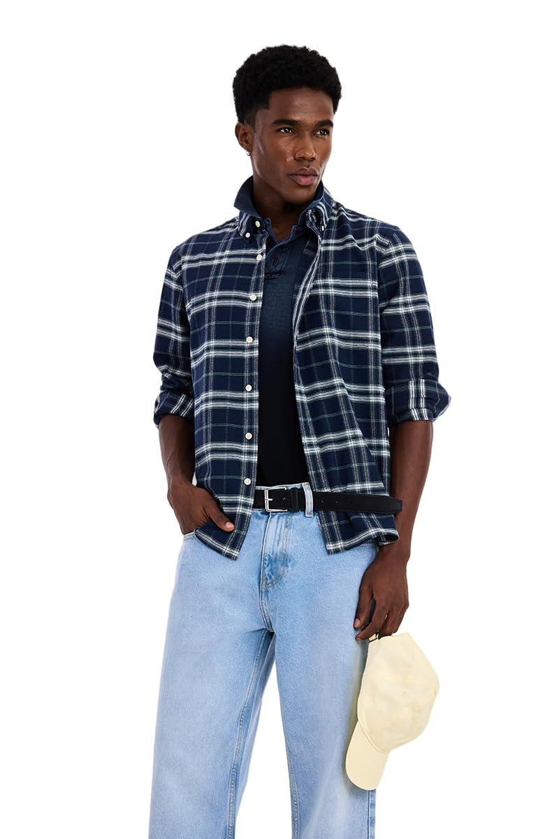 snitch Men Casual Shirt | Regular Fit Full Sleeve Button-Down Collar Buffalo Check Pattern | Premium Cotton Blend & Breathable Fabric Outings-picture-54