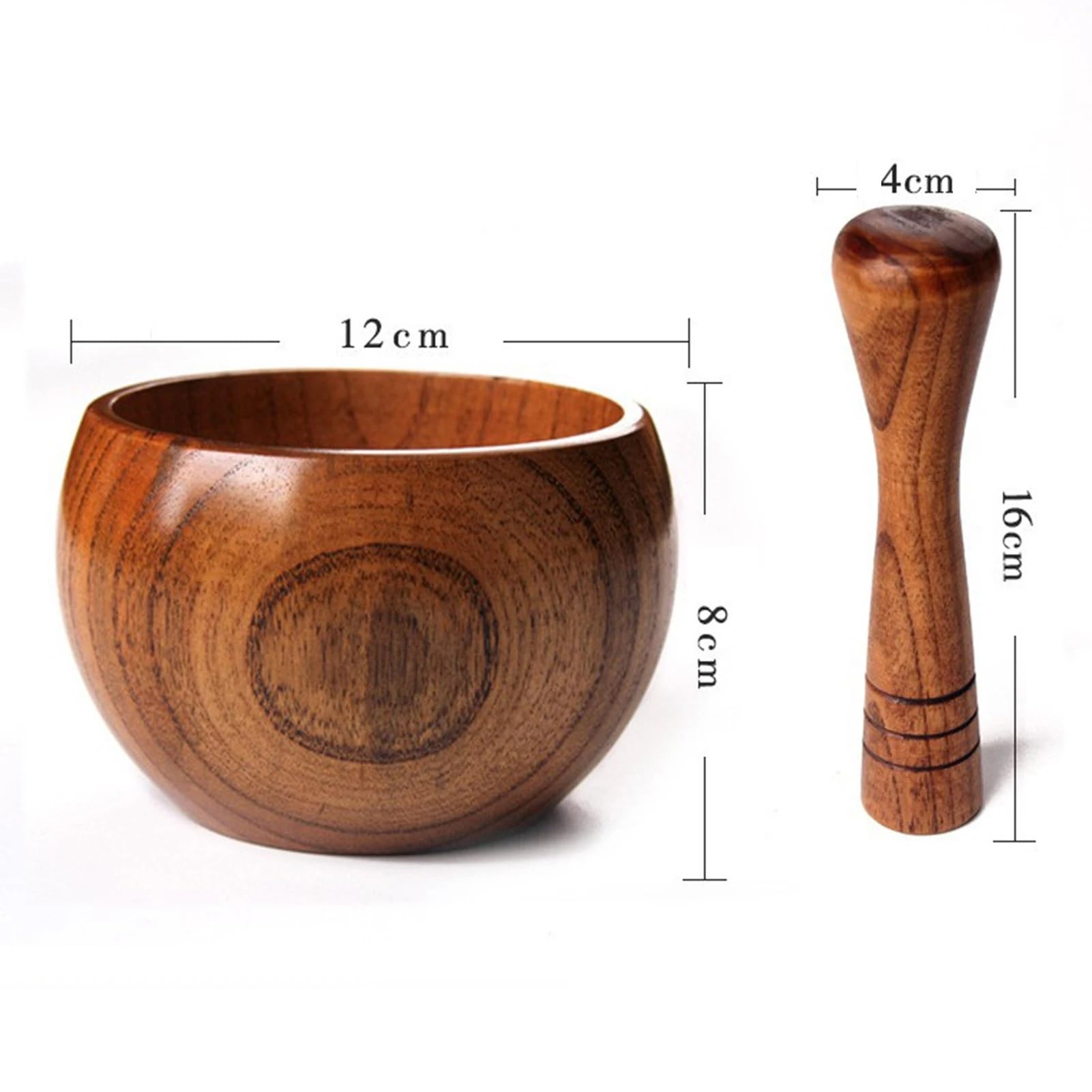 Pilon et mortier en Bois, broyeur, mélangeur, broyeur ...