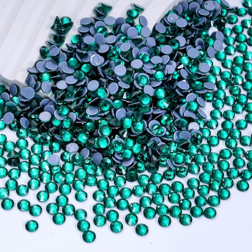 Image of Hotfix Rhinestones Bulk, 14400PCS Blue Zircon Hot Fix Rhinestones for Clothes DIY Decoration Crafts, Blue Zircon, SS20, 4.6-4.8mm