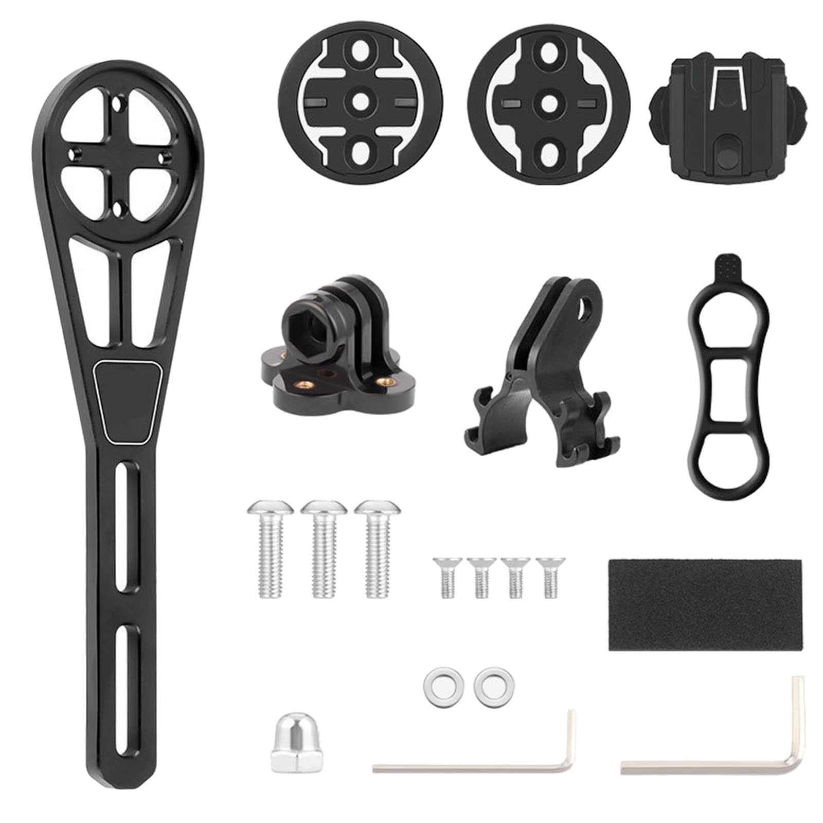 mioosho 1set Aluminum Alloys Bike Handlebars Mount Durability Handlebars Counter Brackets for Cycling Computers