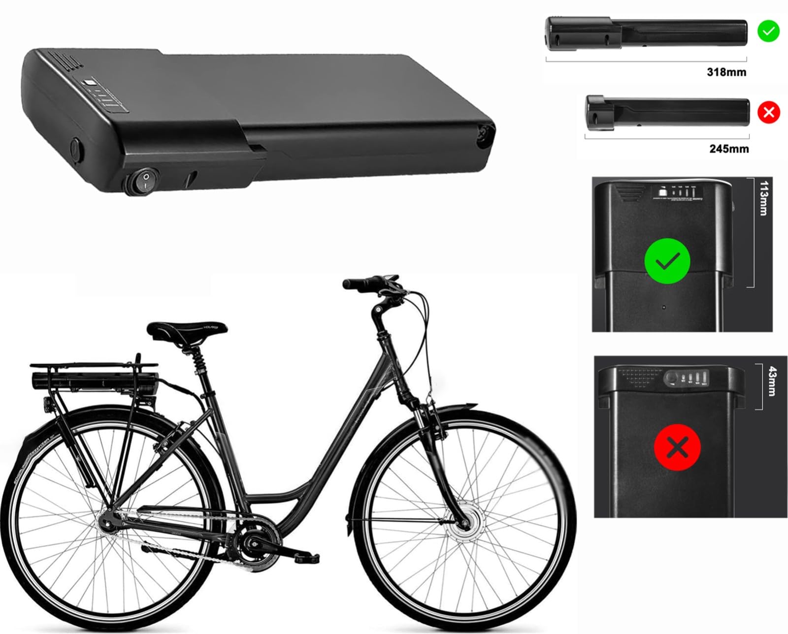Elektrische fiets accu revisie Gazelle Innergy goud 36V 11,25Ah