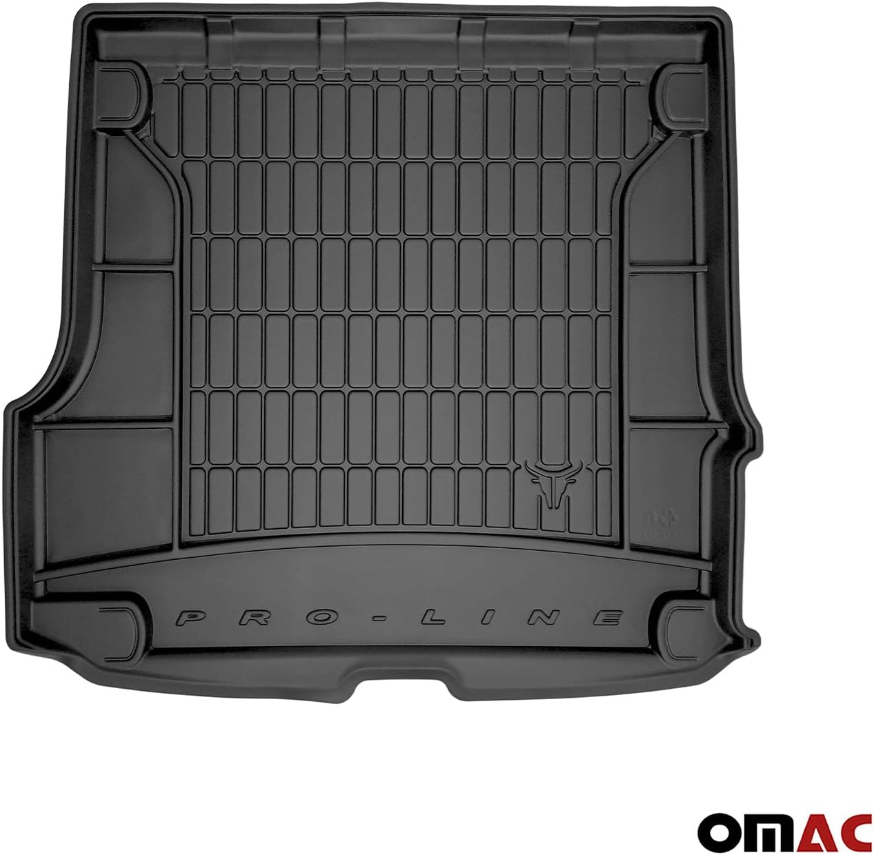 OMAC Premium Cargo Mats Liner for BMW X3 E83 2004-2010 Rubber TPE Black 1Pc