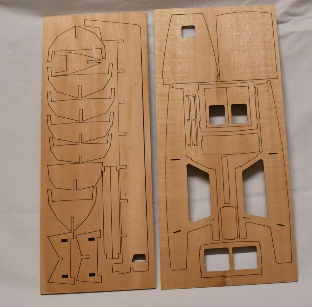 Mantua Model Motolancia della Polizia Kit Barca in Legno 400 mm scala 1:35 art.700