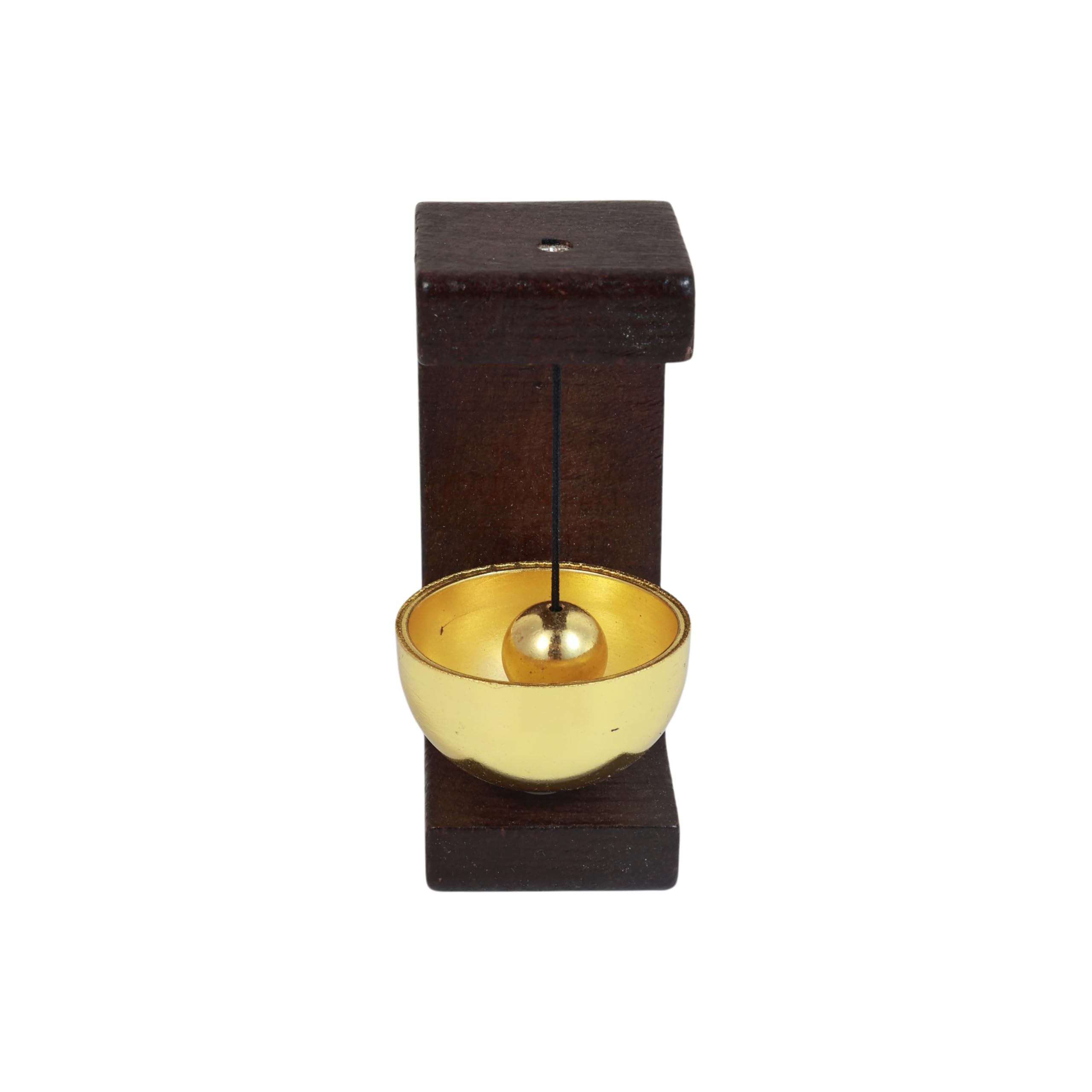 Crafty Creation Wooden Brass Door Chime Bell,Musical Chime,Shopkeepers Bell for Door, Fridge Door Magnet,Decorative Multifunctional (Brown) 3 x 1.5 x 1-image-39
