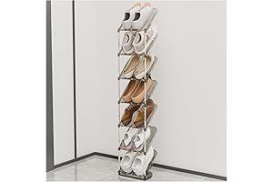 Elegant Angled Shoe Rack: Maximize Storage, Enhance Style