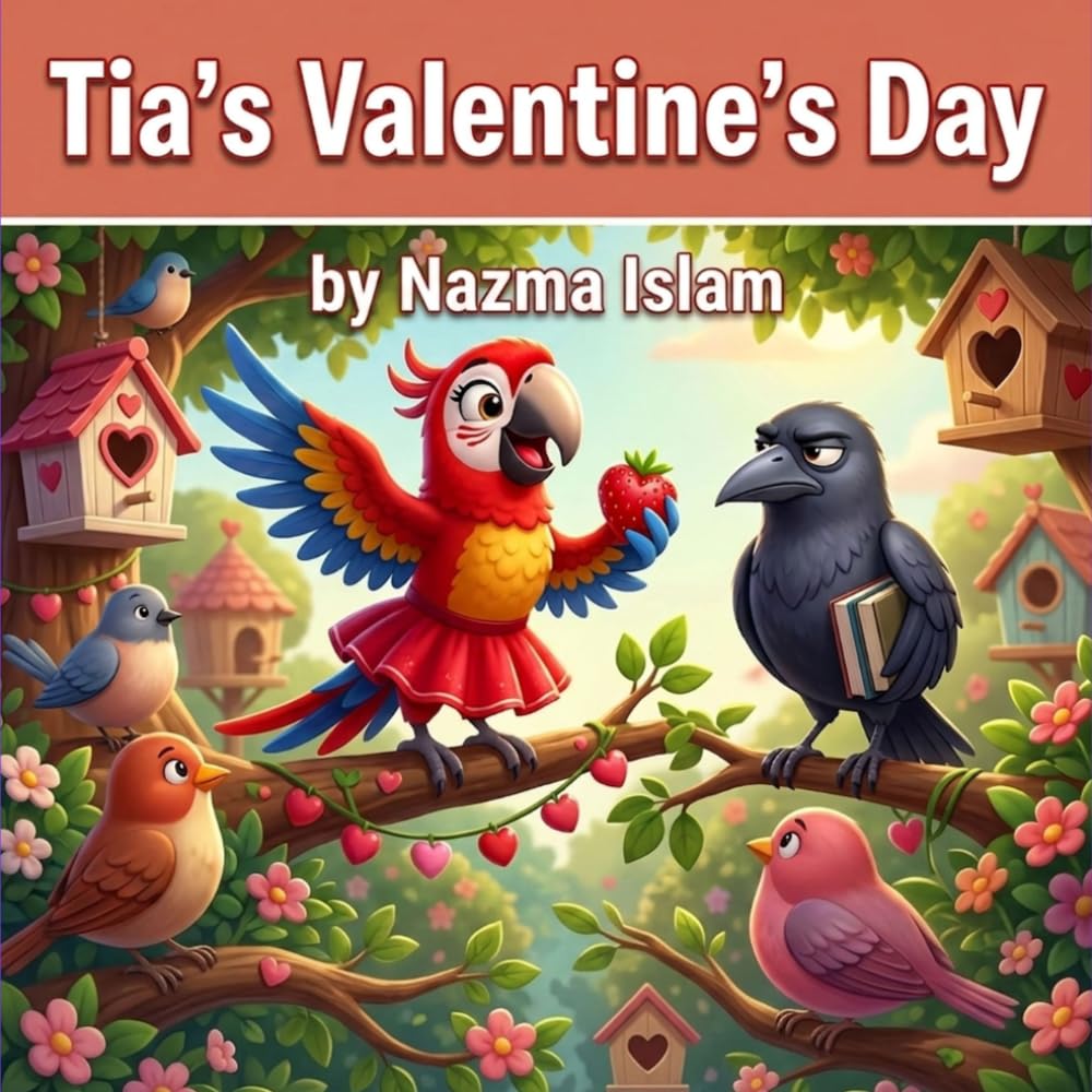 Tia's Valentine's Day: When a Colorful Parrot Taught a Black Crow the Meaning of Joy