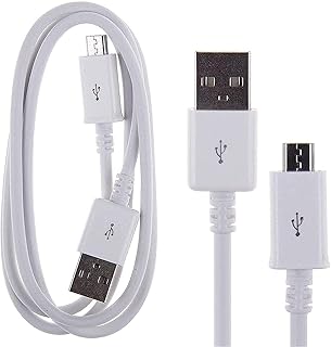 Micro USB Data And Sync Charger Cable Compatible with Android (White, 1M)