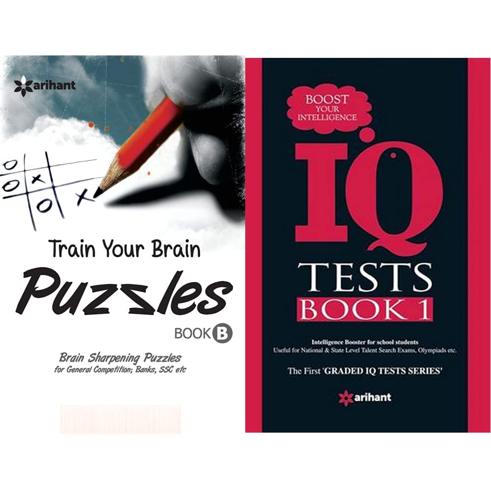 Buy Train Your Brain Puzzles - Book B + Iq Tests Book-1 - Boost Your  Intelligence (Set Of 2 Books) Book Online at Low Prices in India | Train  Your Brain Puzzles -