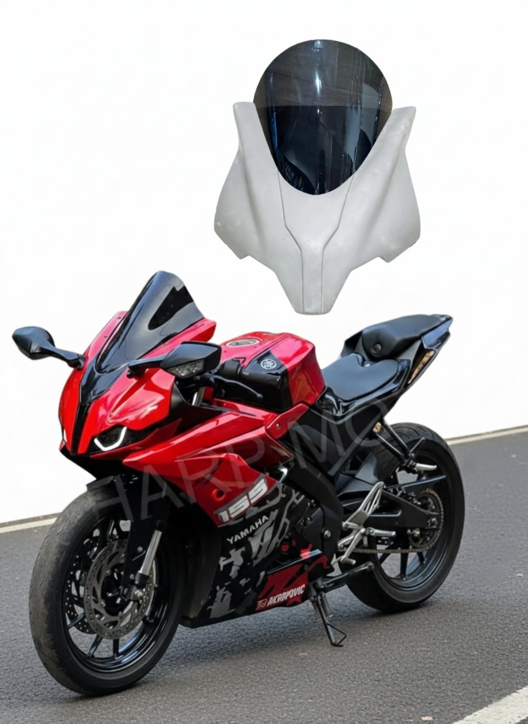 BeMW Type Mask & Indonesian Smoke Visor for R15 V3 (Non Painted)