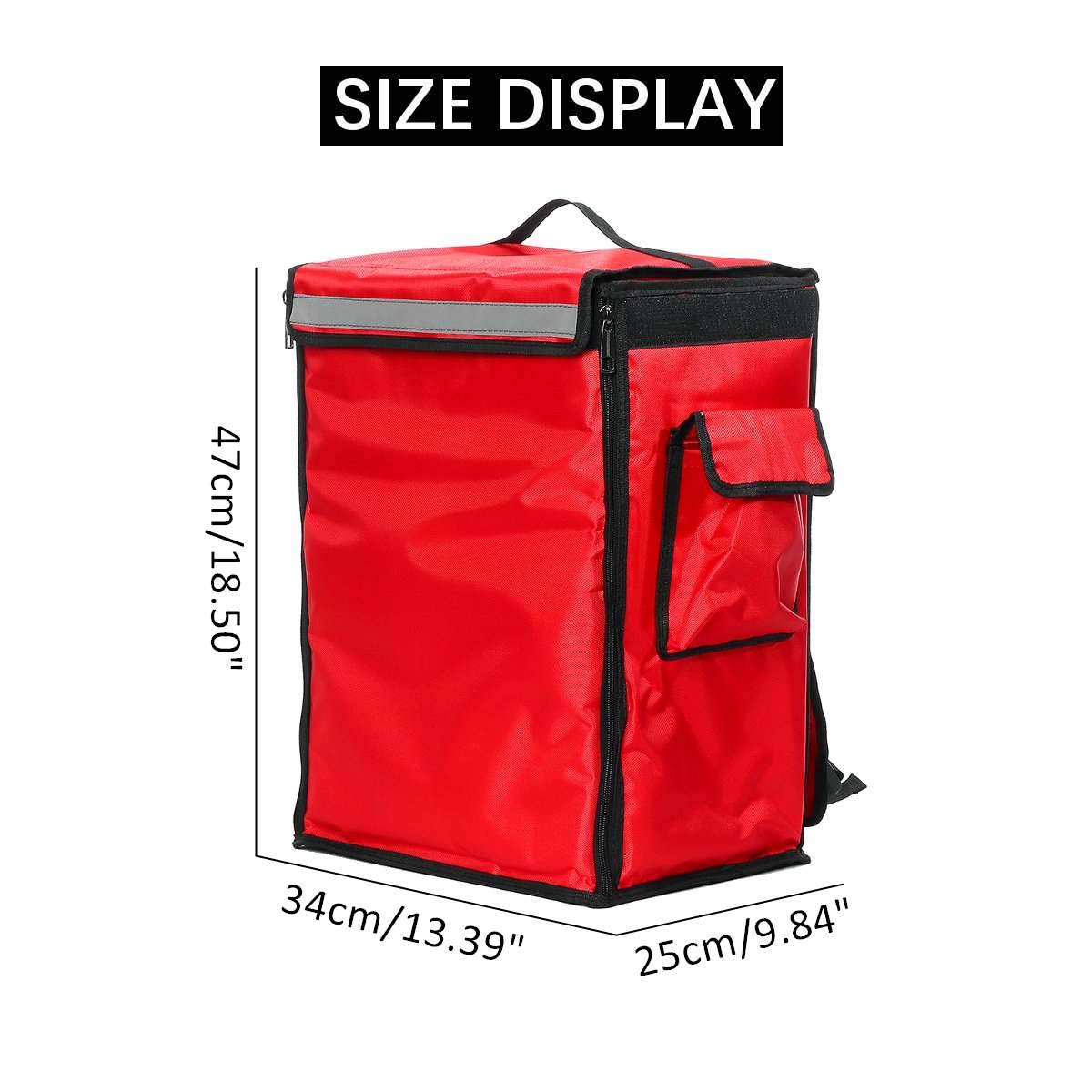 Mochila Delivery，Bolsa Para Llevar Pizzas Paja 42L Pizza Bolsa de entrega de alimentos Bolsa aislada térmica Tapa para llevar Mochila Paquete de aislamiento plegable Paquete de picnic Bolsas de enfria