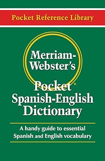 Merriam-Webster Pocket Spanish-English Dictionary: Compact Bilingual Guide, 45K Entries, Verb Charts for Travelers & Learners