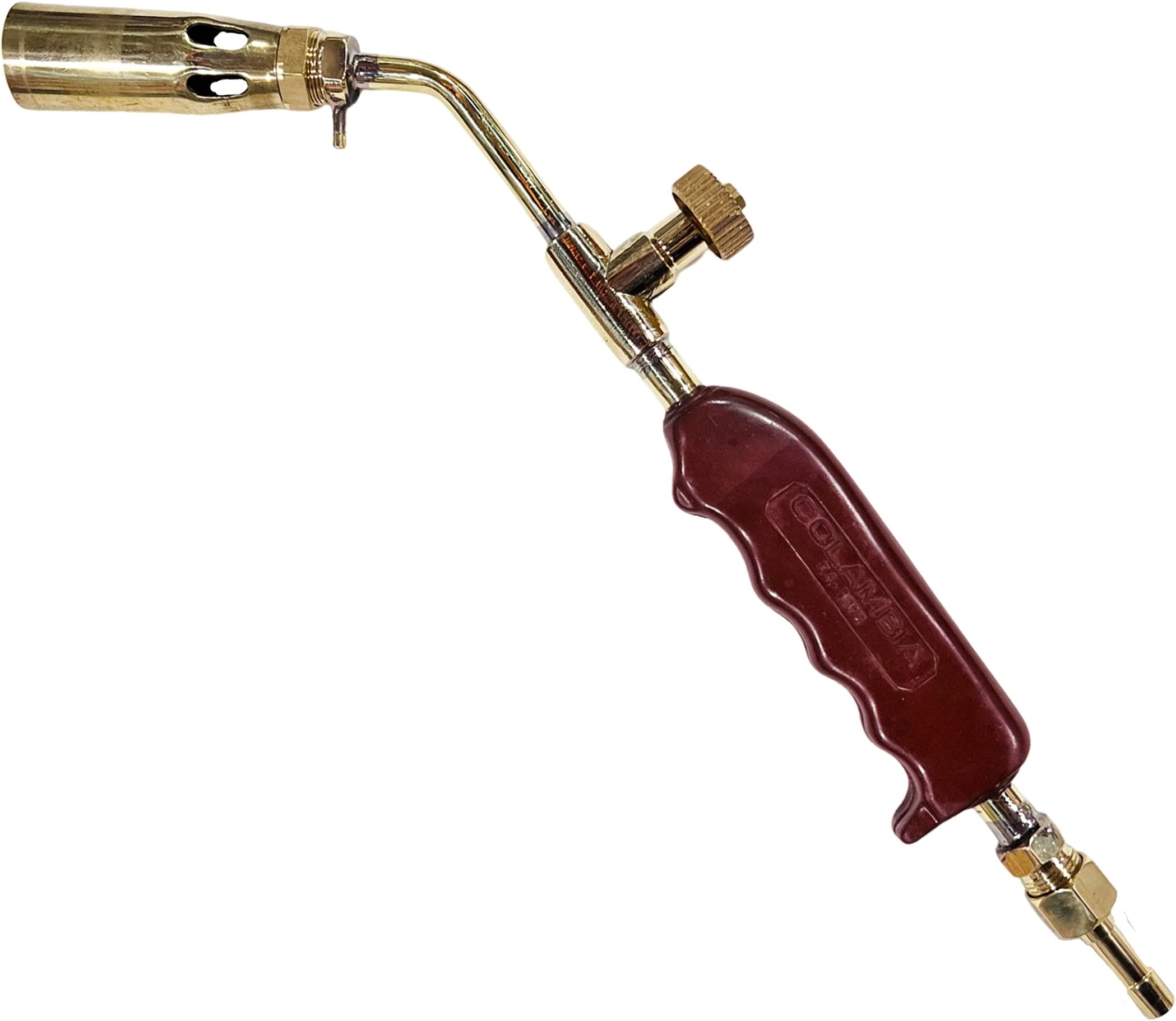 Johnson Tools Colambia 32cms Heavy LPG flamethrower Heating Torch Gun with Flat Handle (Gun with 4no Burner)