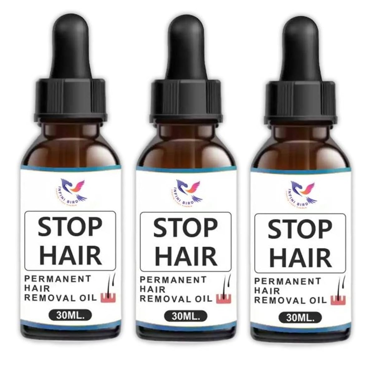100% Natural Hair Growth Inhibitor Permanent Hair Removal Oil Remover Hair Inhibiting And Reducing To Stop Hair Growth - 30ml (pake fo 03) #new #new (B0D87JD4J5) Amazon Price History, Amazon Price Tracker