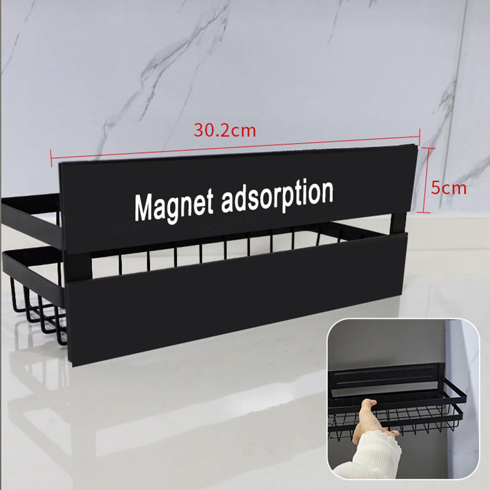 Magnetisches Se Rack für Refrirator - Set mit 2 platzsparenden Nizern für Küchengewürze und Gewürze, perfekt für St Ses an Frid oder Wand