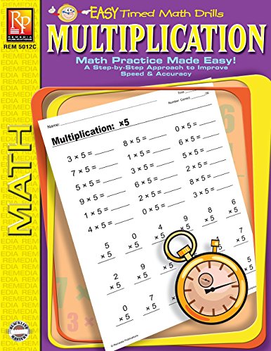 Easy Timed Math Drills: Multiplication | Reproducible Activity Book