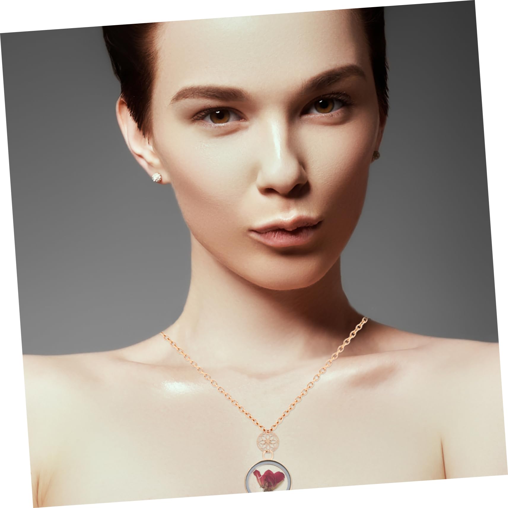 SHINEOFI 400 Pz pendente hair charms hair jewelry parti di creazione di gioielli ciondoli firmati collane collana ciondolo fatto a mano decorazioni di gioielli loto Accessori fiori tallone