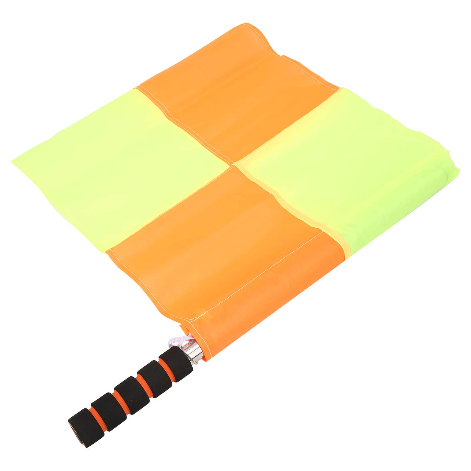SUNGOOYUE Drapeaux D'arbitre VGEBY, 2 Drapeaux de Juge de Ligne avec Sac de Rangement pour L'entra?Nement de Football