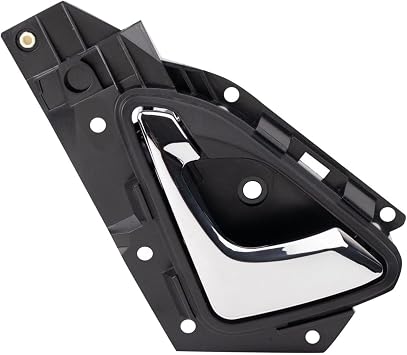 Front Left Interior Door Handle Plastic Black Housing with Chrome Lever for Honda for Odyssey EX-L LX 96499