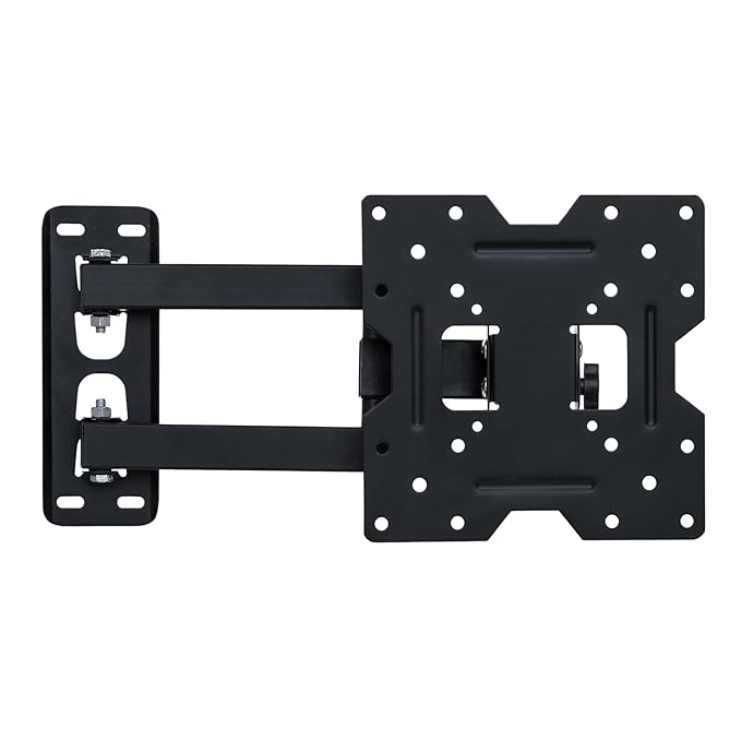 Wall Mount Stand for 14–42 Inch LED TV, LCD, Monitor | Universal Adjustable Movable Rotatable Swivel TV Wall Bracket | Heavy Duty Space-Saving Stand