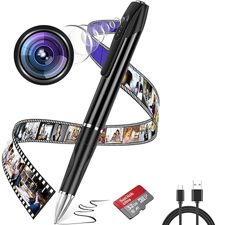 Amazm Pen Spy Wireless Camera Offers Flexibility and Mobility in Surveillance Applications, Providing a Portable Solution for capturing footage.