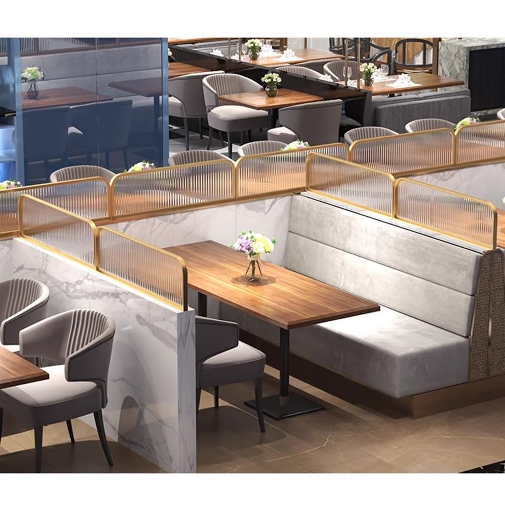 GJZQDKX d Desk Partition - Freestanding & Desk-Mounted Office Divider Panel 0.9m x 30cm Protective Partition for Restaurant Reception Cashier Areas