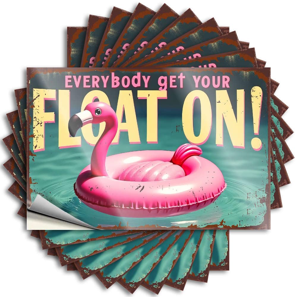 Lettering Sticker Home Sweet Home Decor Vinyl Sticker | Get Your Float On! Punk for Mold Use(8X12CM)
