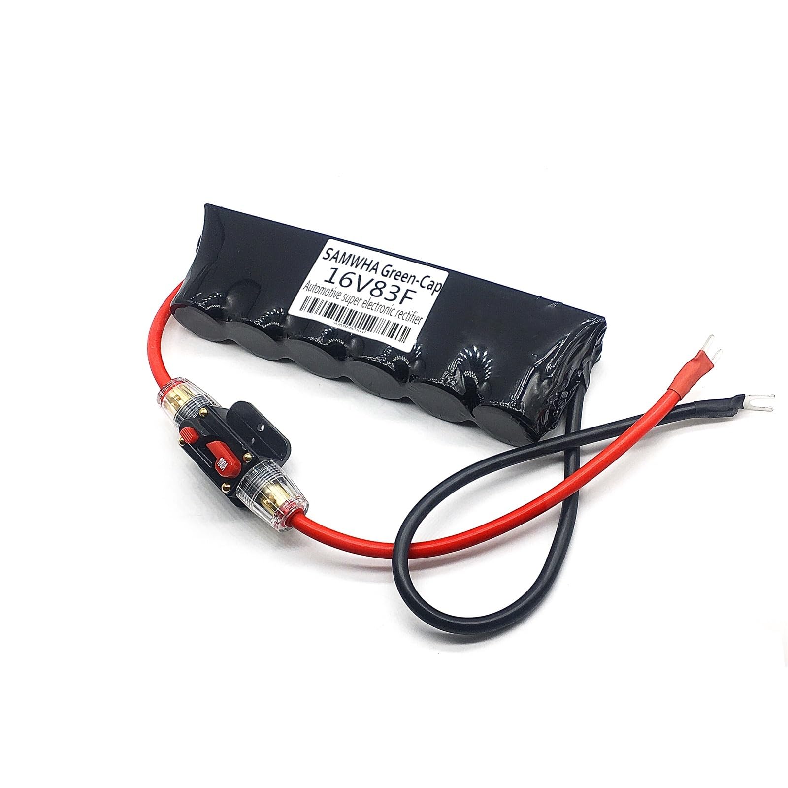 Green-Cap 16V83F supercondensador rectificador electrónico automotriz carcasa termorretráctil condensador de arranque de coche de alta corriente