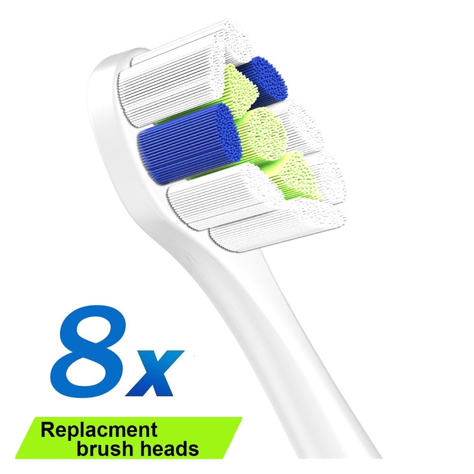 Testine di ricambio for spazzolino da 4/8 pezzi, testine Sonic Care, spazzole compatibili con l'impugnatura Sonicare(4pcs)