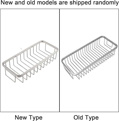 Miniatura 7 de plplaaoo Organizador de baño, organizador de ducha esquinero, estante de ducha de esquina de acero inoxidable, organizador de almacenamiento de