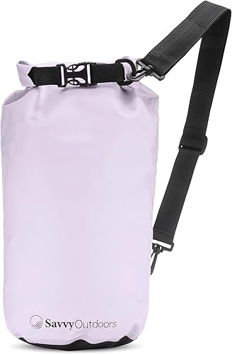 One Savvy Girl - Bolsa seca impermeable de 5L, 10L, 20L o 30L Bolsas impermeables para proteger alimentos y equipos en la playa, kayak, senderismo,