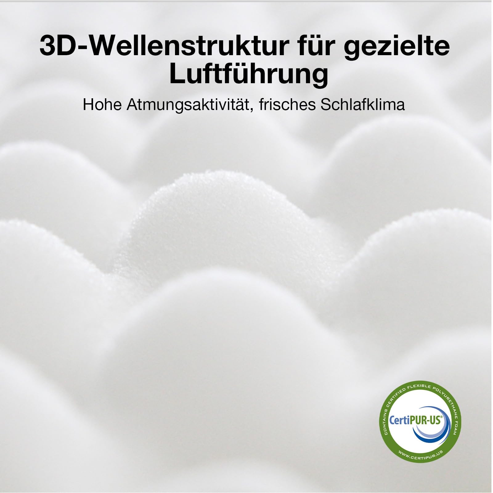 Novilla Matratze 90x200, H3 7 Zonen Taschenfederkernmatratze für gezielte Unterstützung, Wellenförmige Komfortschaumschicht für verbesserte Atmungsaktivität, Öko-Tex Zertifiziert, Höhe 22 cm
