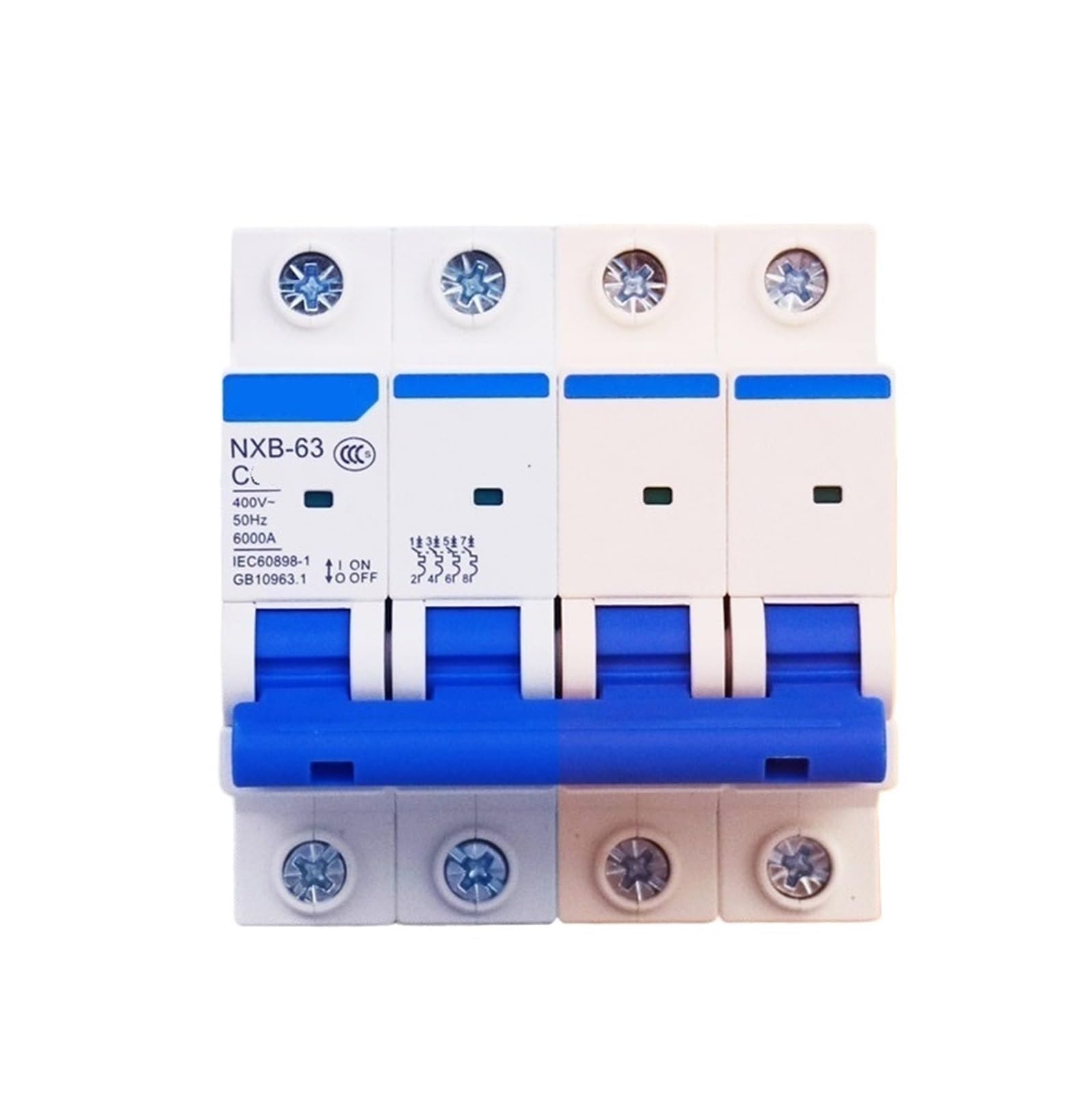 JNVFTCUX 4P Circuit Breaker Small Protection nxb Switch dz47 Main Open(NXB-63-4P-50A)