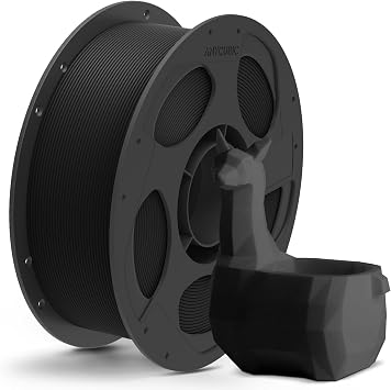 ANYCUBIC Matte PLA Filament 1.75mm, 3D Printing PLA Filament 1.75mm Dimensional Accuracy +/- 0.02mm, 1KG Spool 2.2 lbs, Matte Black
