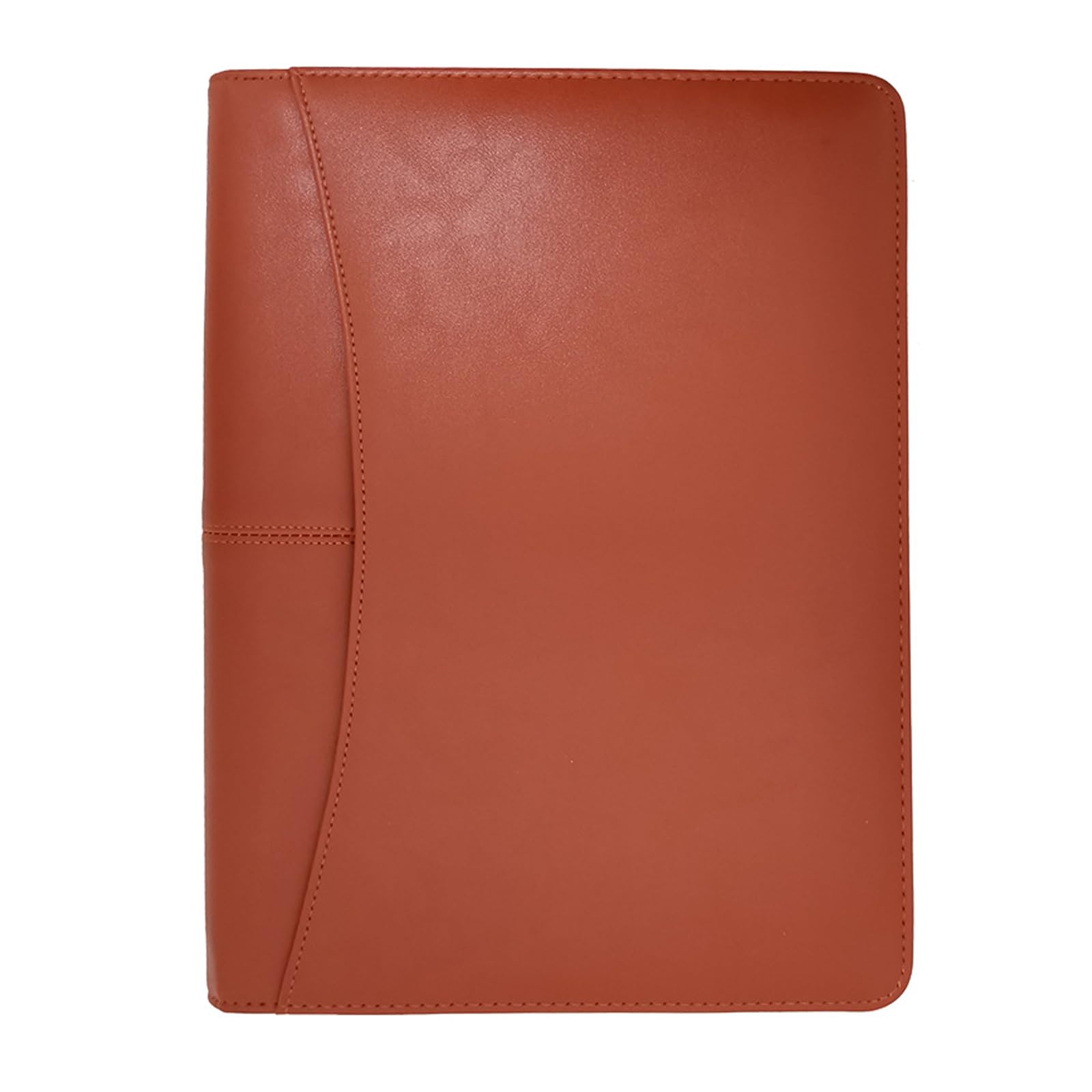 Cartella per conferenze aziendali con, Brown leather folder