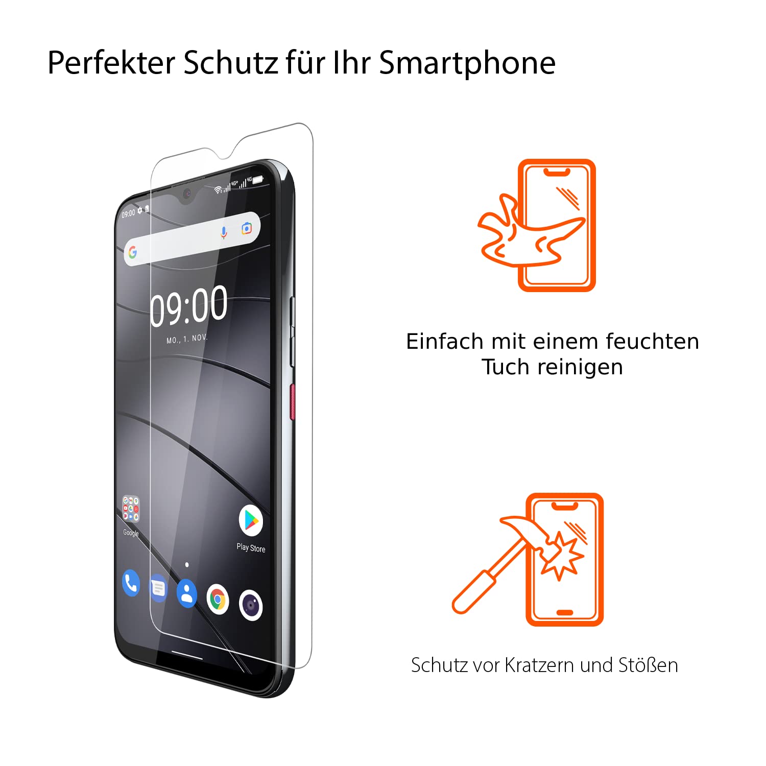Pellicola Protettiva per Gigaset GS5 Lite Protezione Schermo