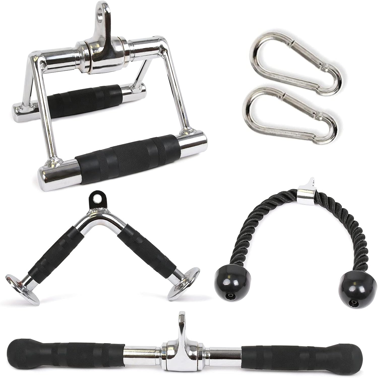 5BILLION FITNESS Cable Machine Attachment, LAT Pulldown Attachments for Gym Home