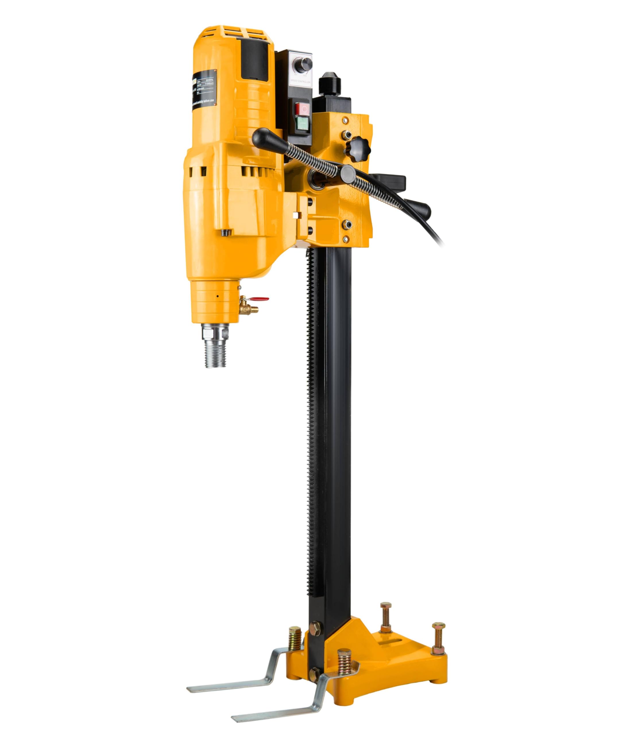 WT255E Macchina per Carotaggi ⌀12–255 mm – Carotatrice Diamantata Montata su Cavalletto per Carotaggi a 580 giri/min – Unità di Carotaggio da 3950 W con per Perforazioni a Secco e Umido