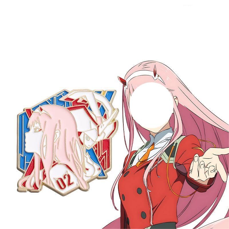 Amazon.co.jp: ダーリンインザフランキス ブローチ グッズ 金属製