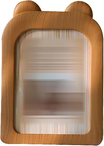 SAFWEL Premium Acrylic Material Picture Frame Easy to Install Picture Frame Modern Design Picture Frame for Schools Home (Color Brown)