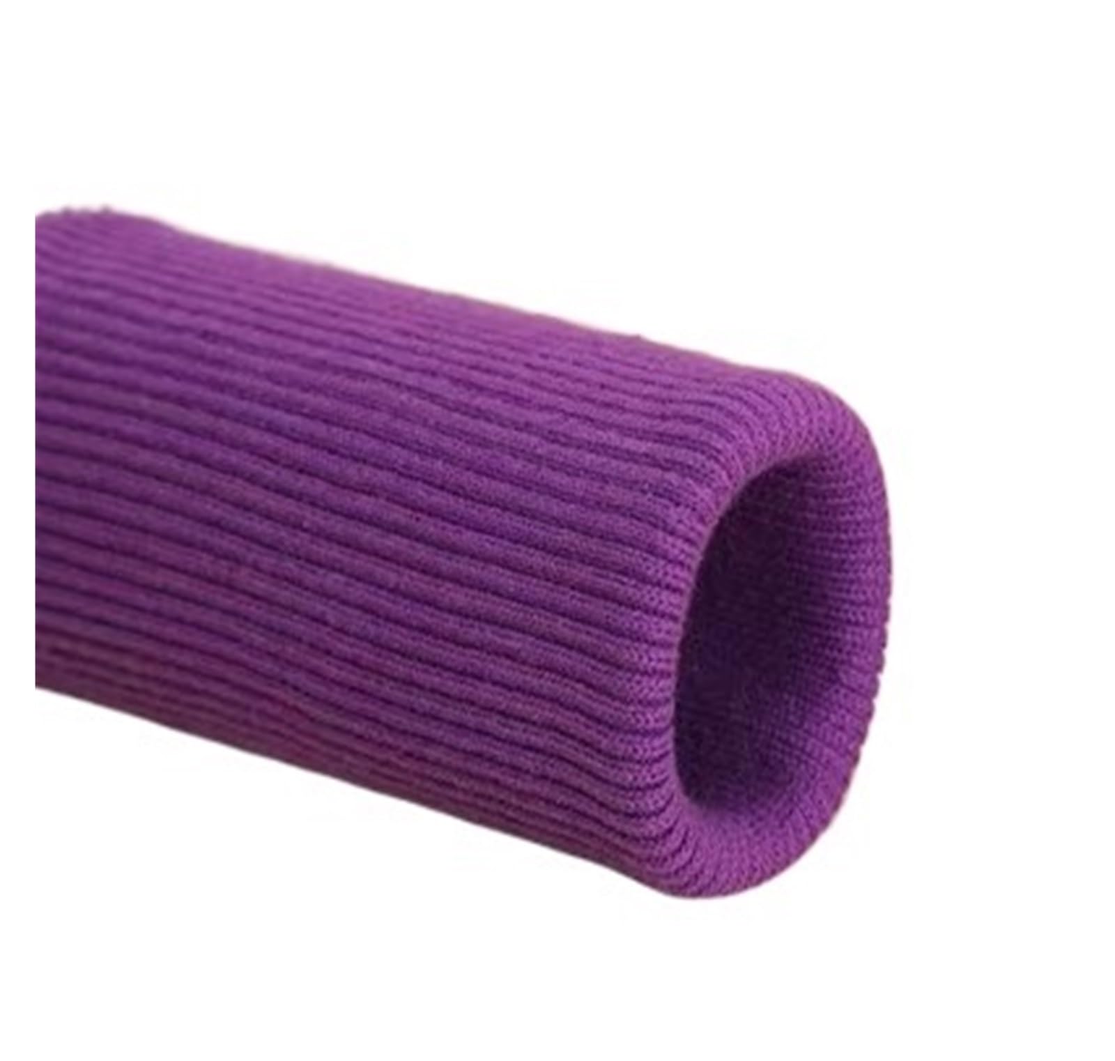 Ribbed Knit Cuff Garment Knitted Ribbed Elastic Side Neckline Threaded Trousers Down Jacket Sweater Children Cuffs Rowan Accessories Fabric(Violet)