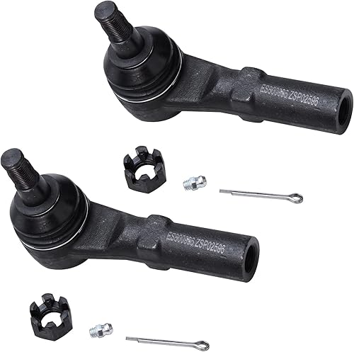 Miniatura 3 de Detroit Axle - 2 barras de acoplamiento delanteras para Dodge Charger Chrysler 300 11-19, 11-18 Challenger, 2 extremos de barra de acoplamiento