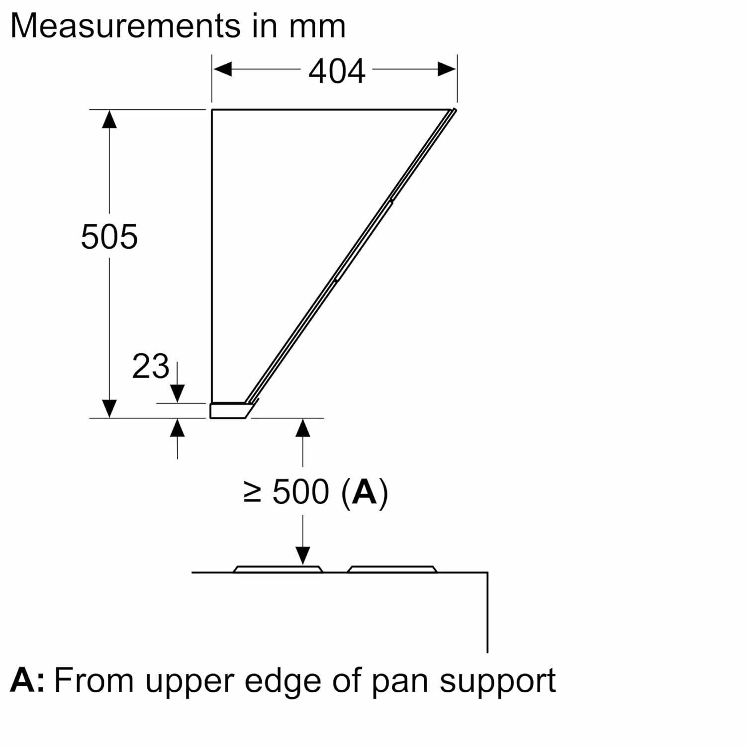 Mesh Grease Filter of Bosch DWKA98G60I Cooker Hood
